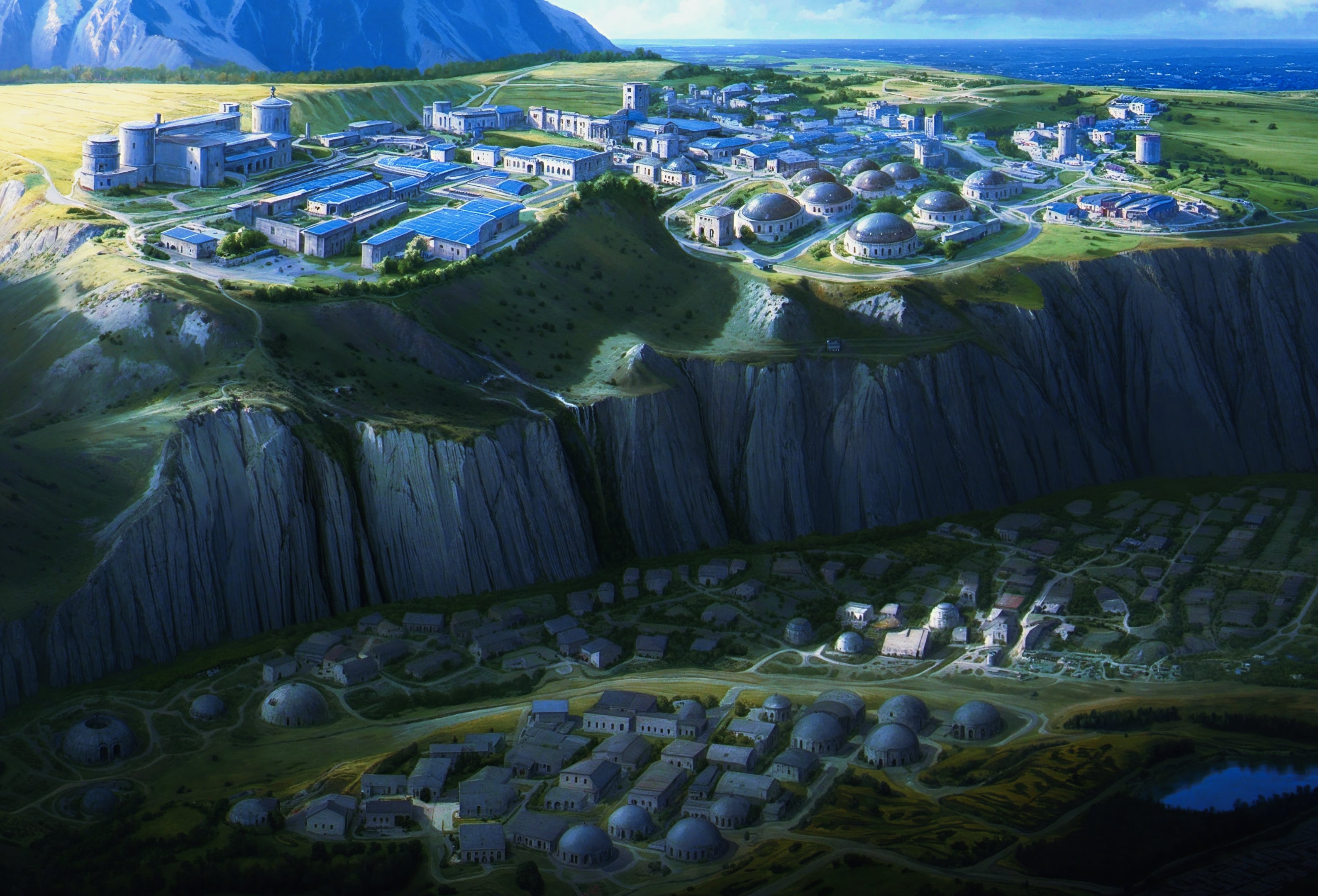 THE FACTORYLANDS OVERLOOKING THE PITS