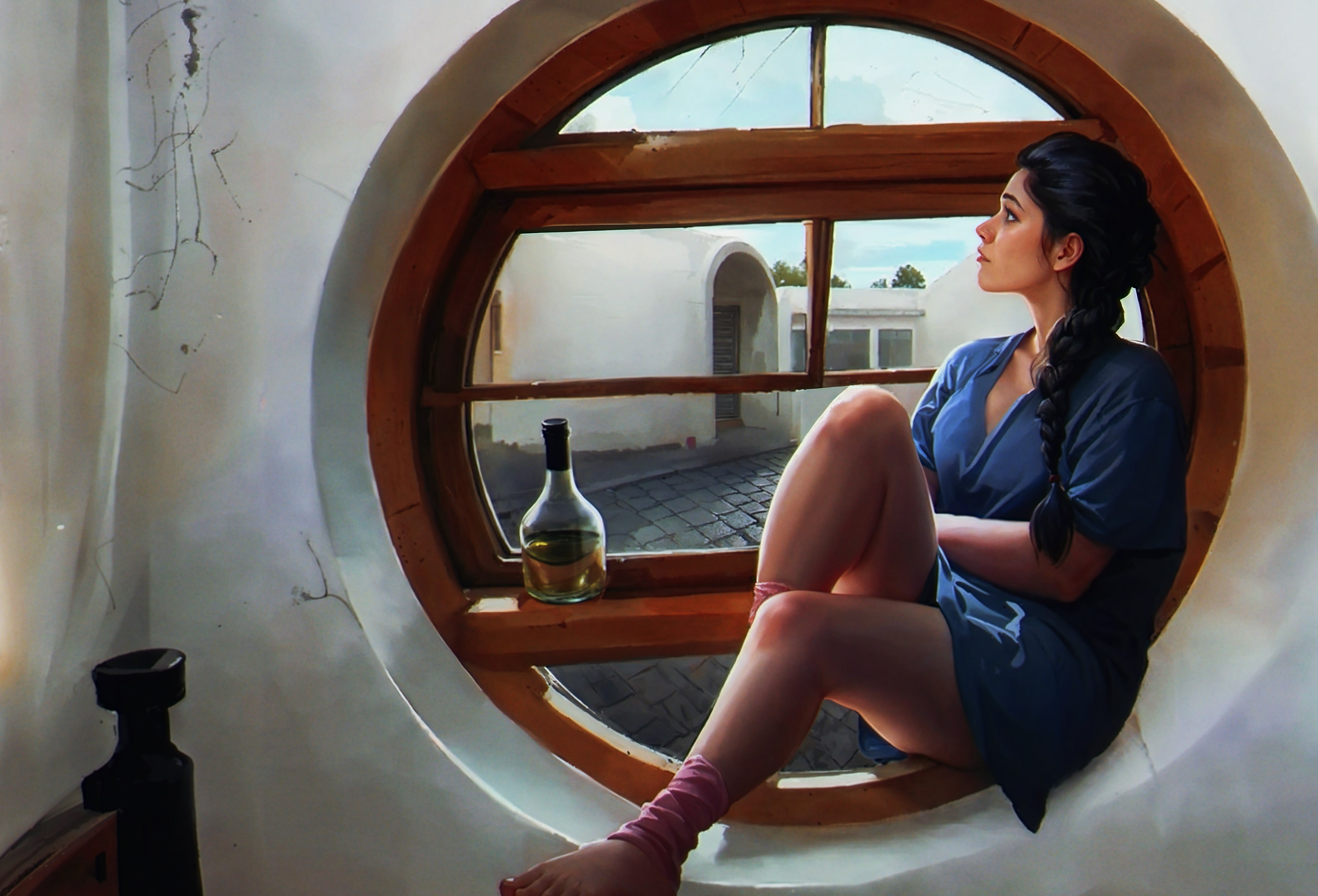 NELLI AT THE WINDOWSILL