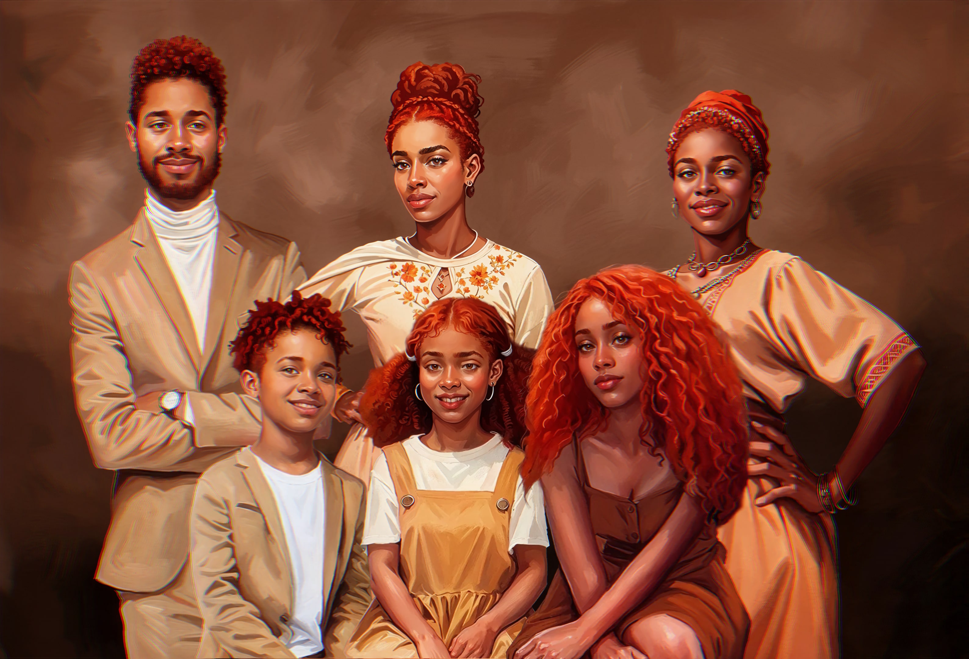 THE NYKIA FAMILY PORTRAIT