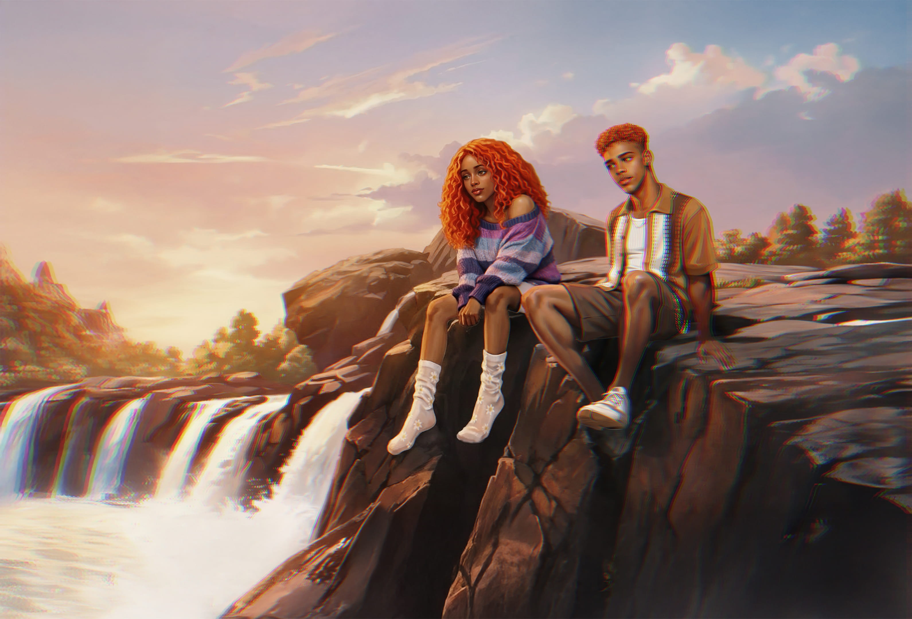 TEO AND NYKIA AT THE BOWL