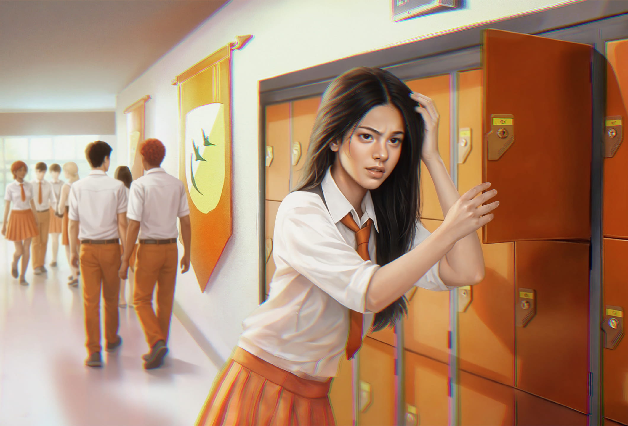 DAYA TRIST IN THE HALLS OF MID REGION ACADEMY