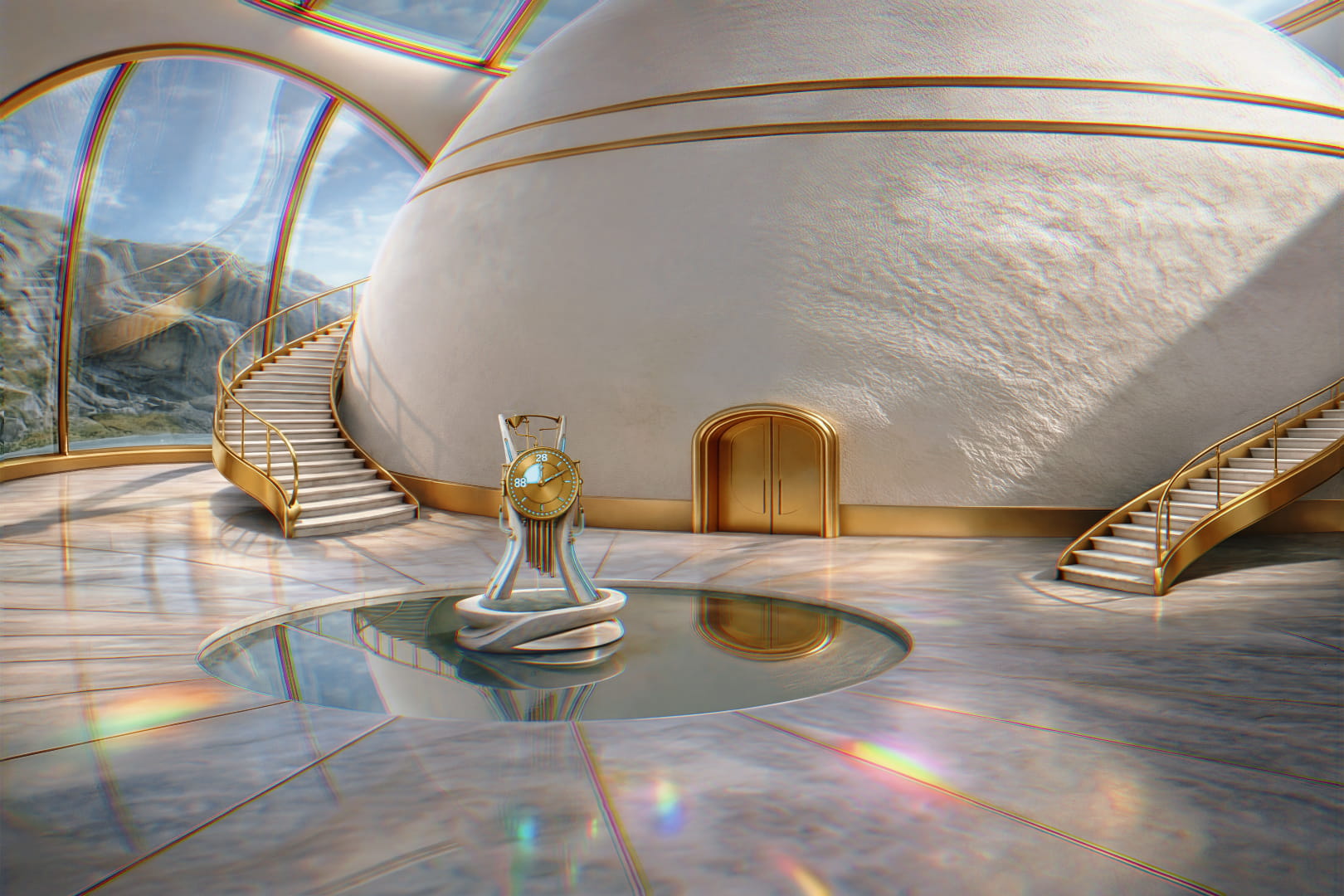 INSIDE THE ORIENTATION CENTRE IN CITY KORAI