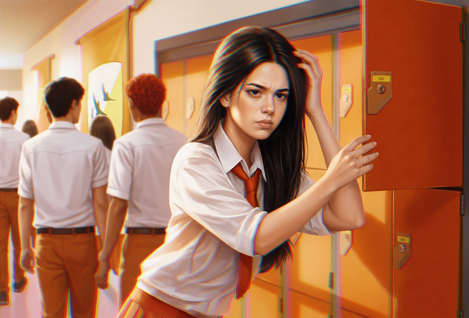 DAYA TRIST IN THE HALLS OF MID REGION ACADEMY