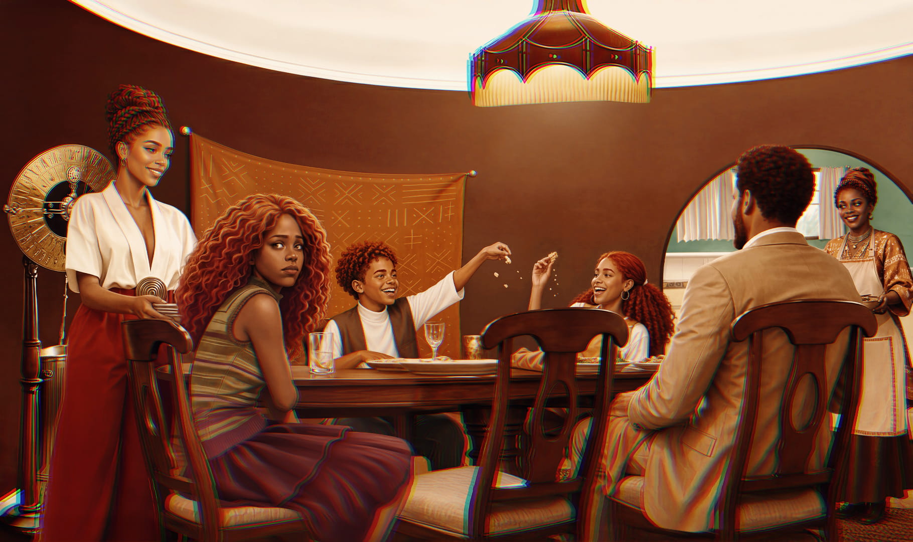 THE NYKIA HOUSEHOLD HOST A FAMILY DINNER