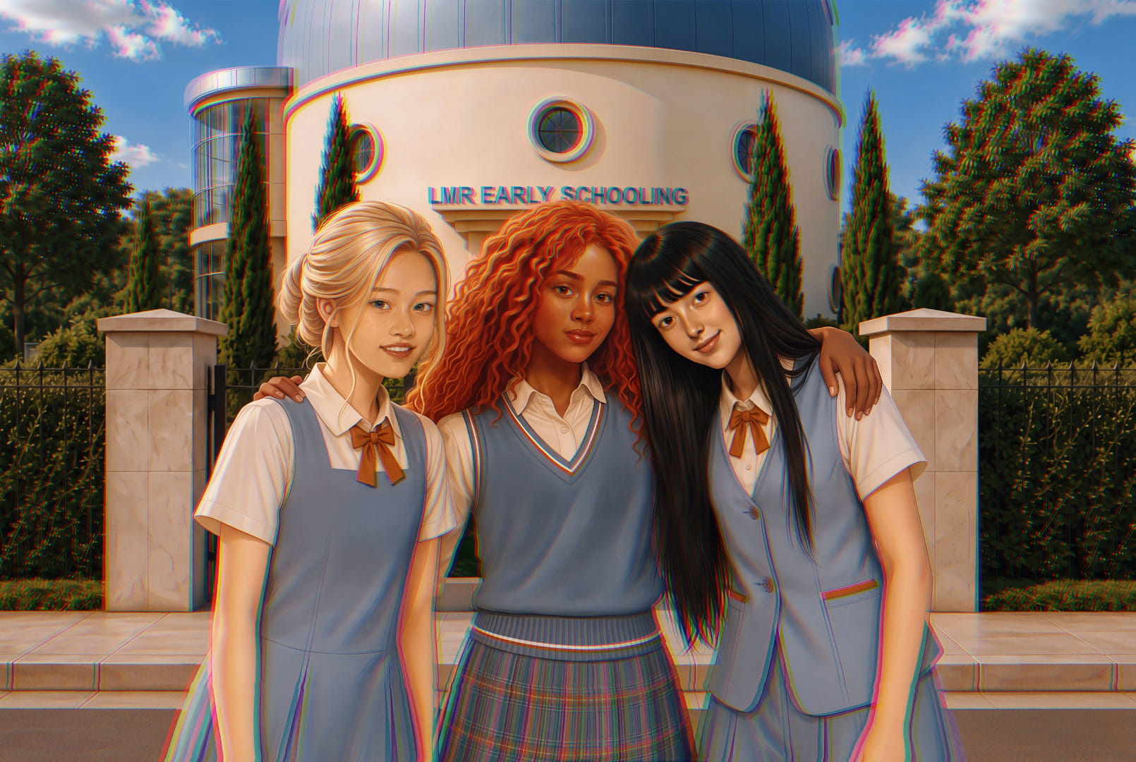 ASTORIA, NYKIA AND DELLA ON THE LAST DAY OF EARLY SCHOOLING