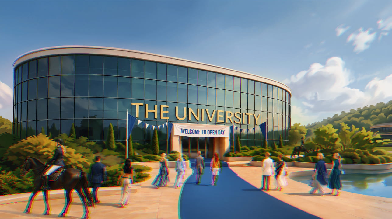 THE UNIVERSITY ON OPEN DAY
