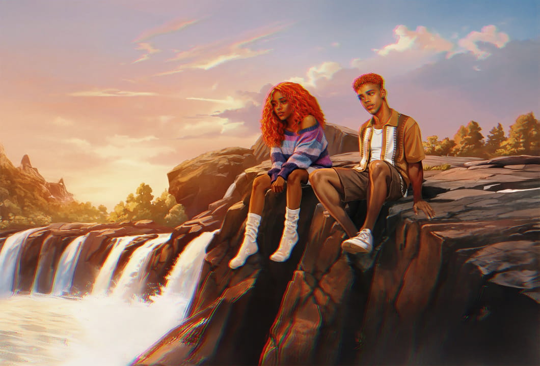 TEO AND NYKIA AT THE BOWL