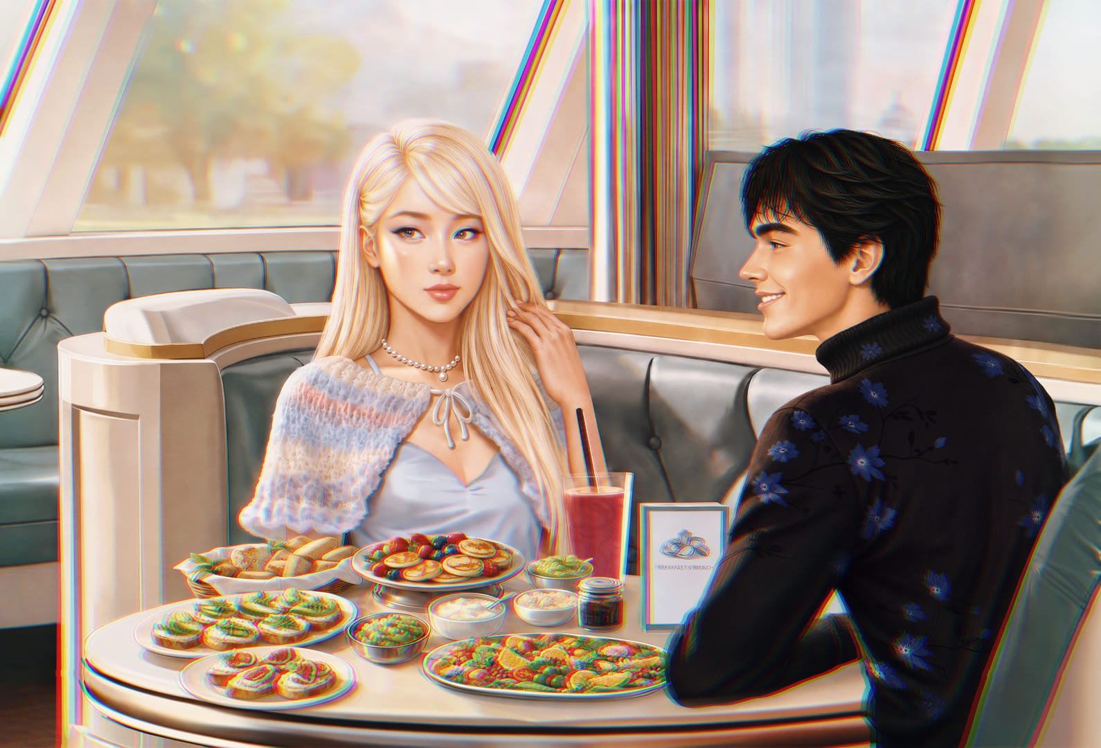 RAINBOW AND SCION AT BREAK-FAST