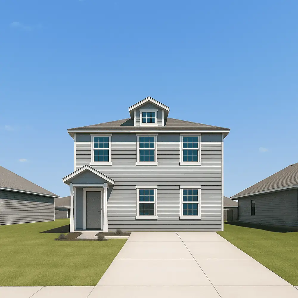 Exterior view of 313 Mica single-family home in San Marcos, Texas