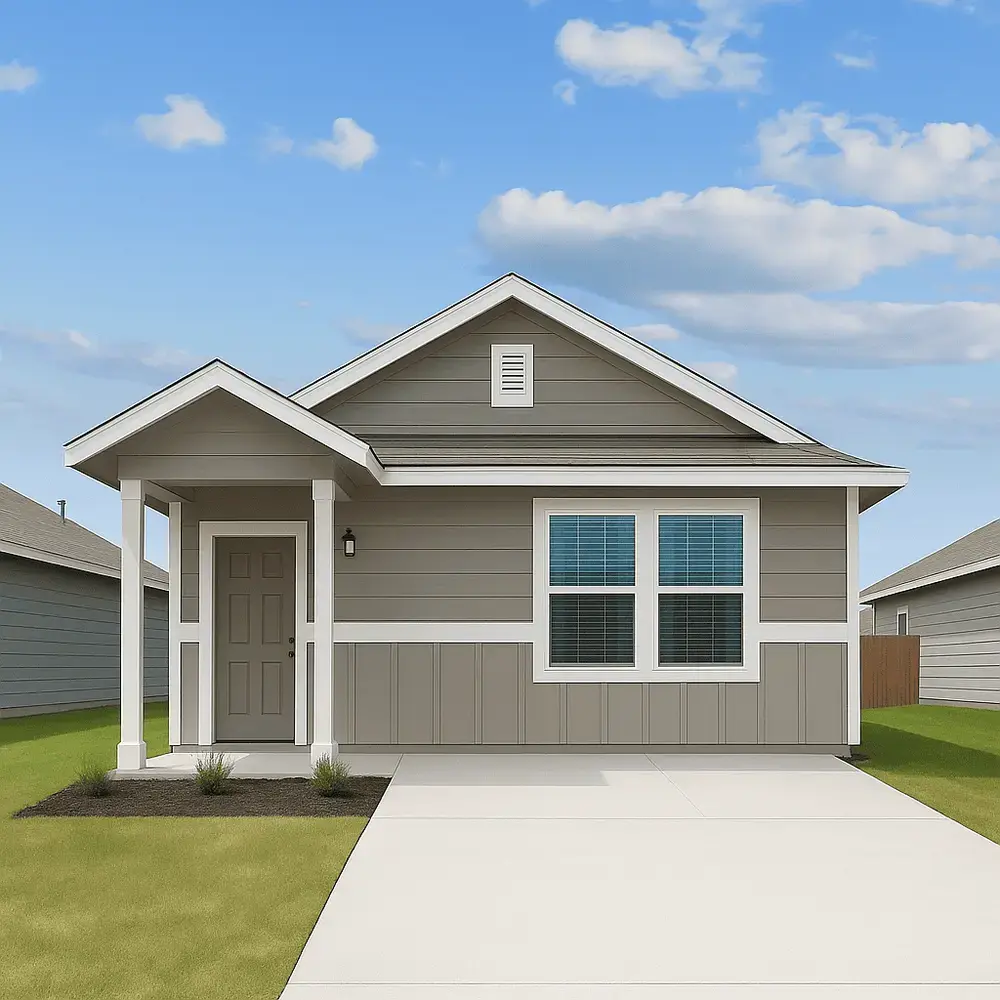Exterior view of 274 Gabbro single-family home in San Marcos, Texas