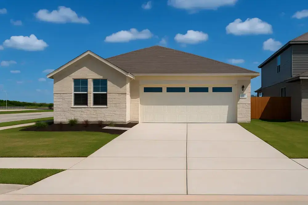 Exterior view of 105 Escondido Cir single-family home in San Marcos, Texas