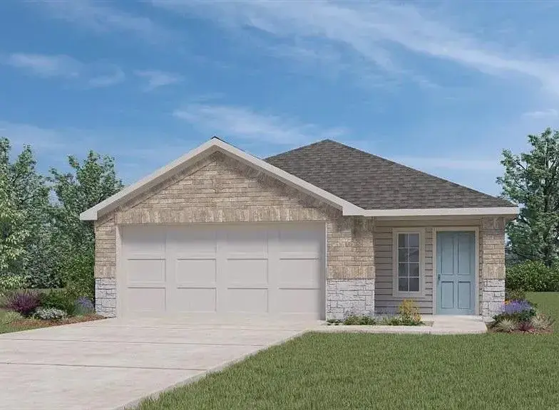 Exterior view of 301 Seneca Loop single-family home in Kyle, Texas