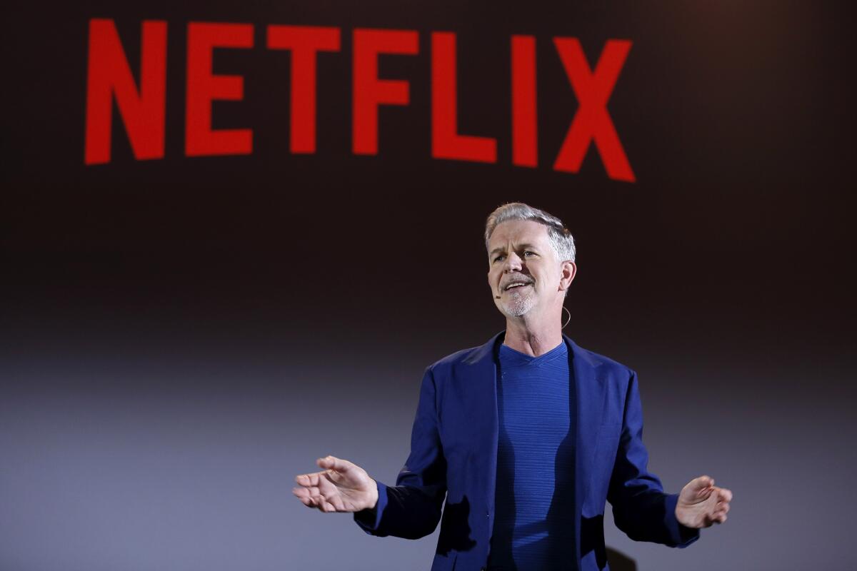 Reed Hastings Netflix co-founder