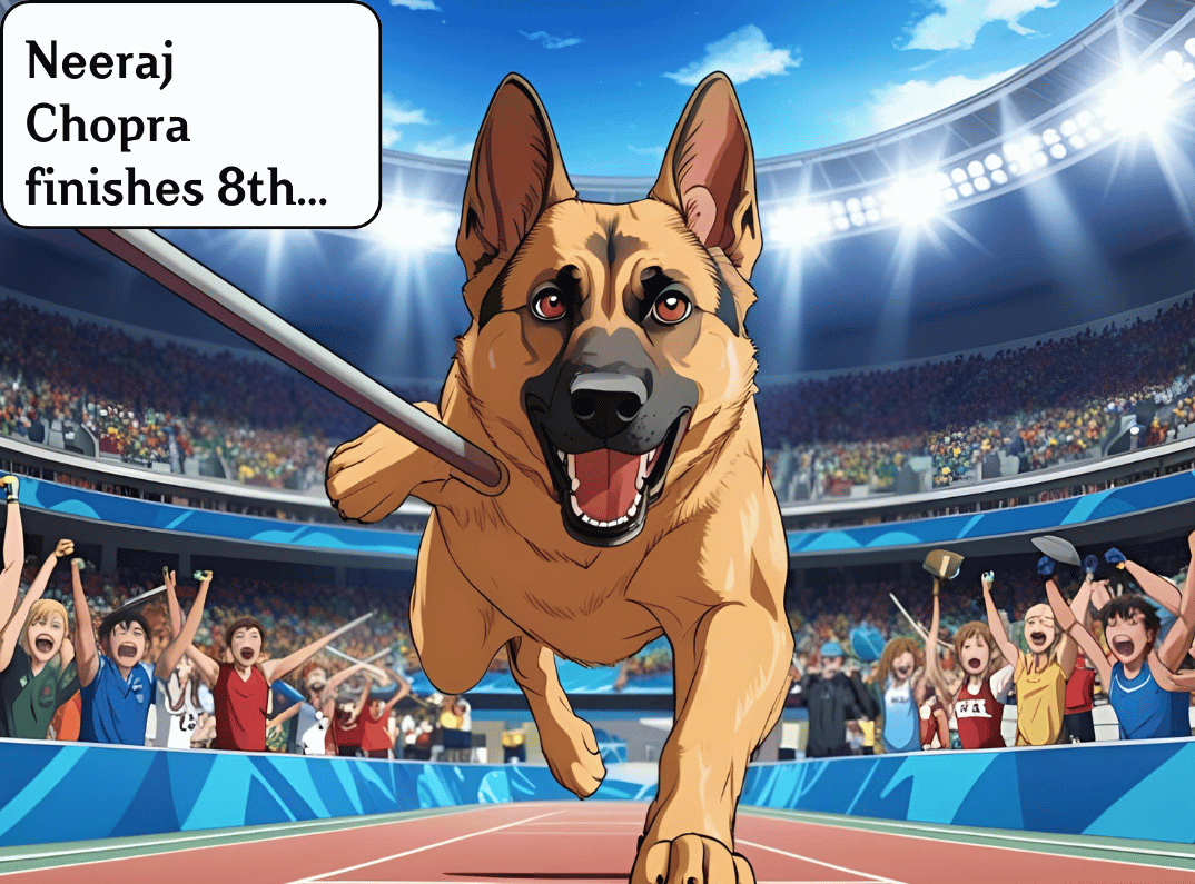 Neeraj Chopra comes 8th