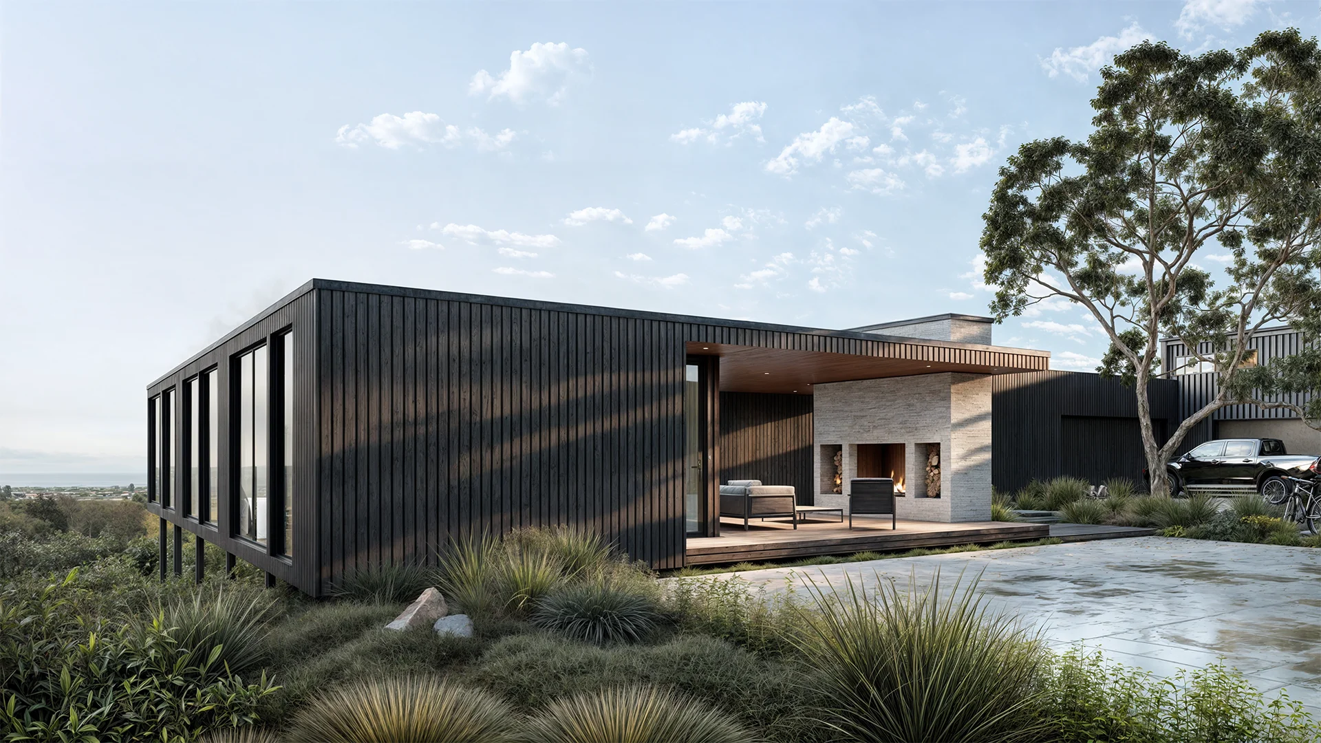 Seafield house, a project by Voxell architecture