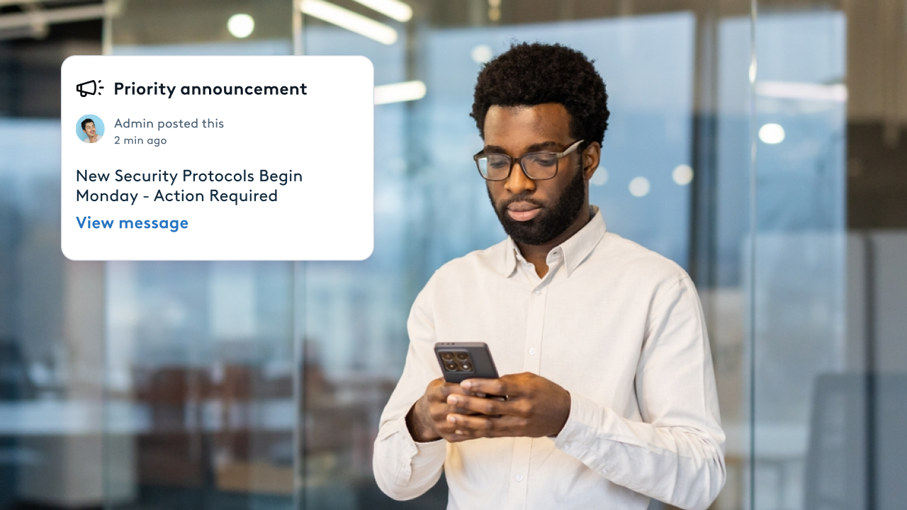Send priority announcements in Robin that require acknowledgement by employees