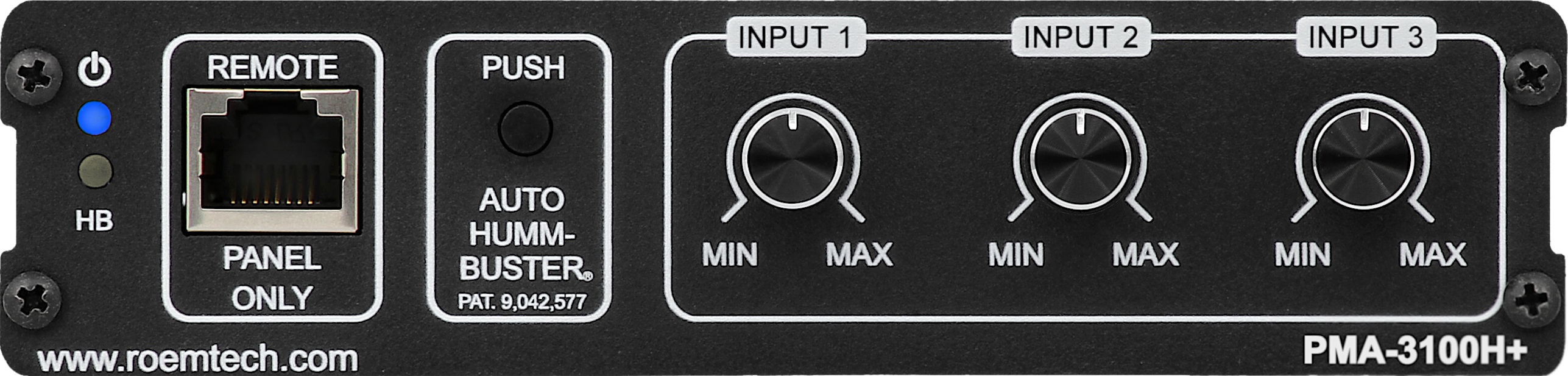 50 Watt amplifier for classrooom audio systems with 3 inputs