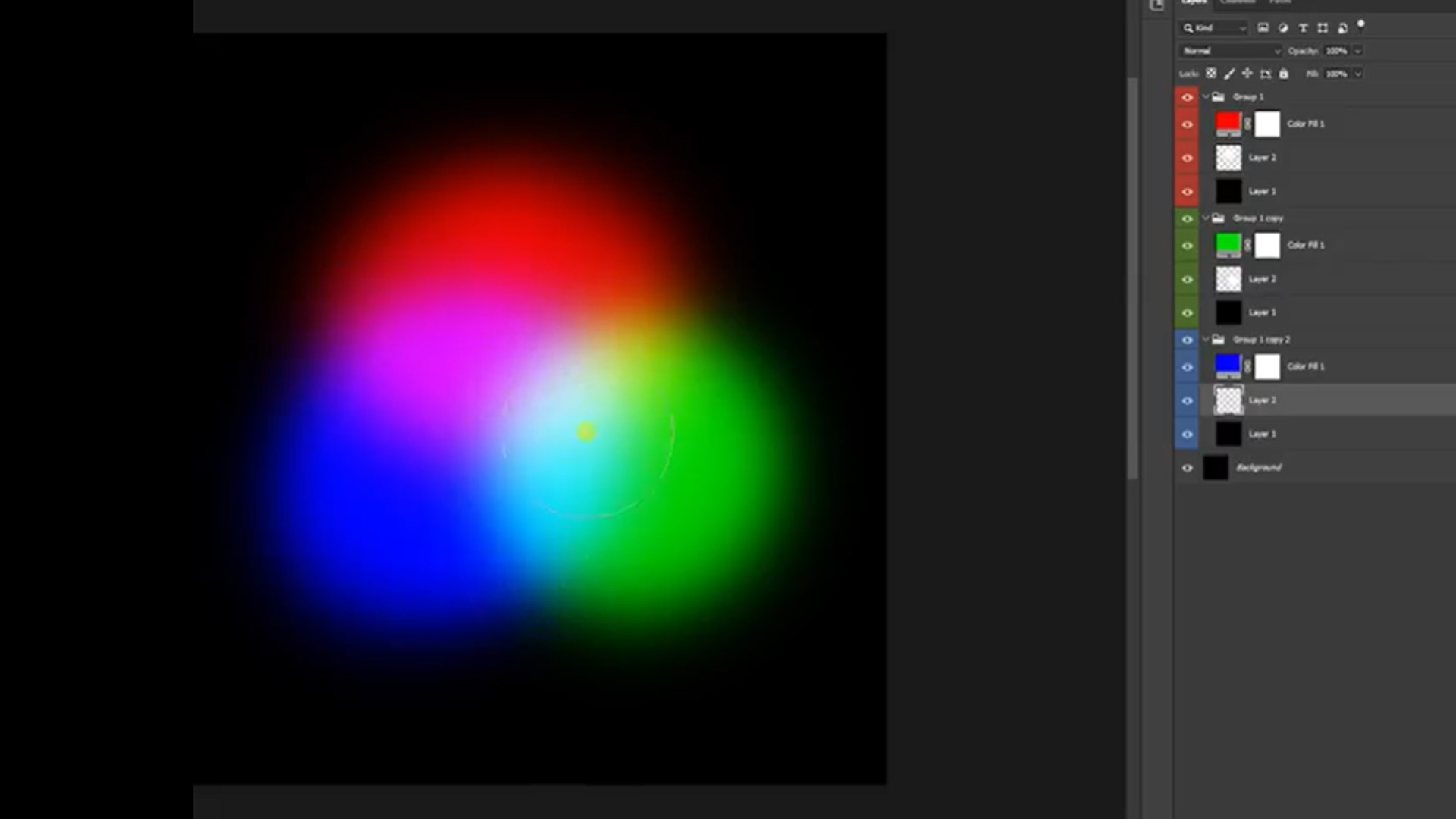 Photoshop Tip: How to Separate Color Channels as Groups