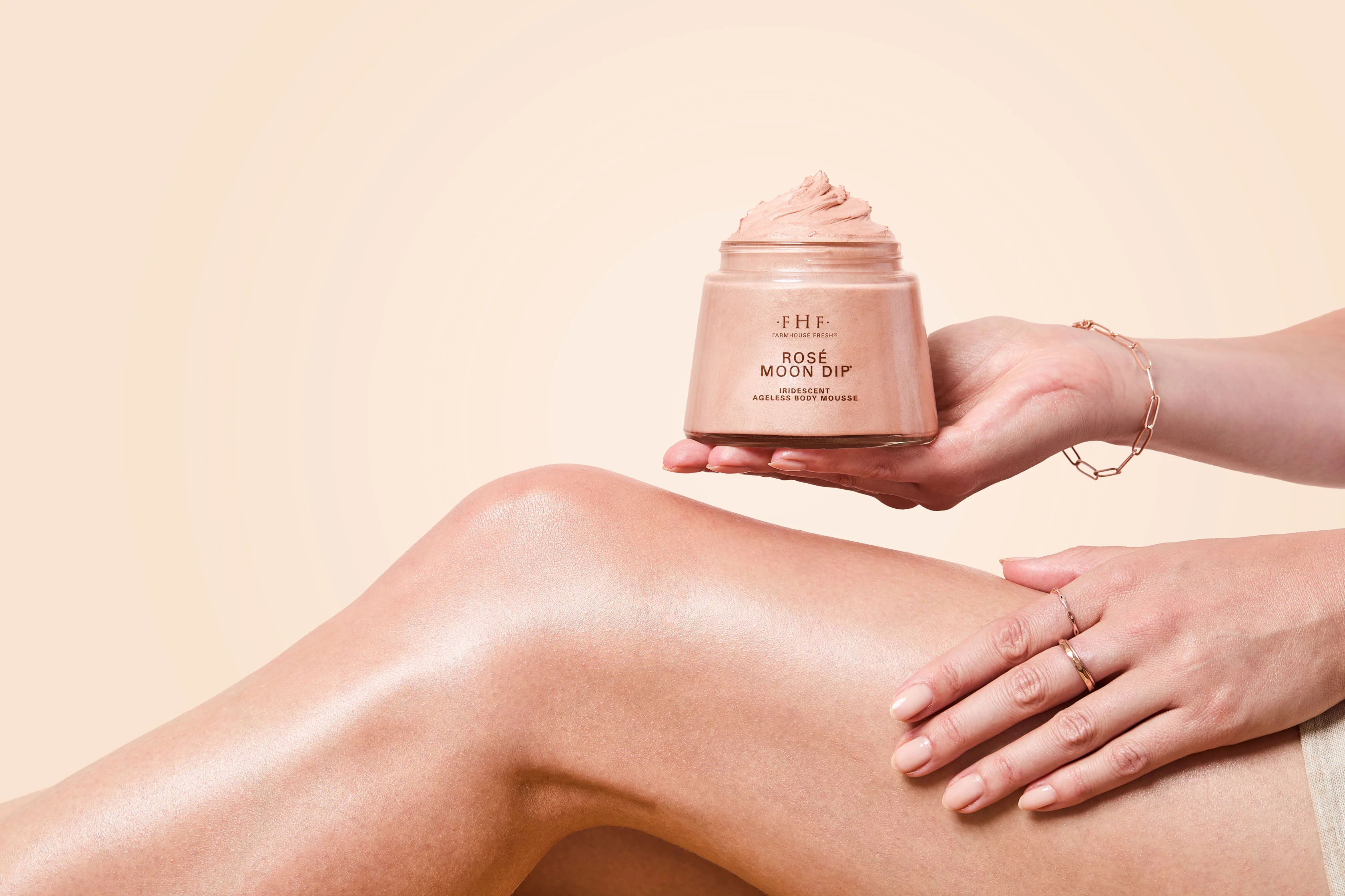 Rosé Moon Dip® Limited Edition Iridescent Ageless Body Mousse