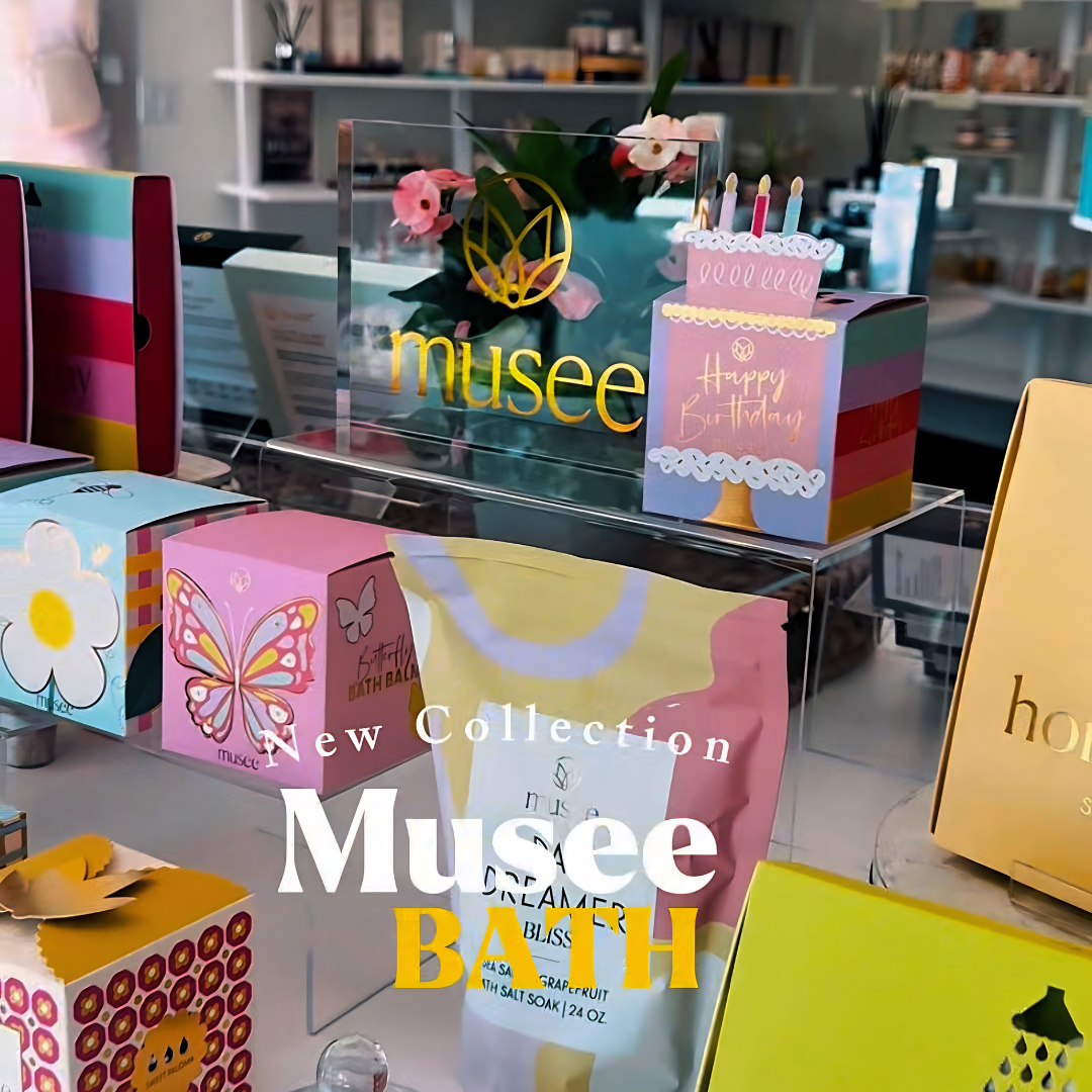 ✨Introducing Musee Bath, now available at our Spa✨ Thoughtfully crafted to turn everyday routines into meaningful moments, Musee’s collection includes their signature Bath Balms, luxurious bath salts, handcrafted soaps, and refreshing shower steamers. Made with nourishing ingredients like essential oils, shea butter, milk bath, and honey, each product is designed to leave your skin feeling soft while creating a self-care experience you’ll look forward to. More than just a bath, Musee is about slowing down, embracing the little moments, and finding a bit of magic in your day. We can’t wait for you to experience it for yourself. 🤍
Stop in and discover your new favorite self-care ritual. #musee #bath #selfcare #ritual #newproduct