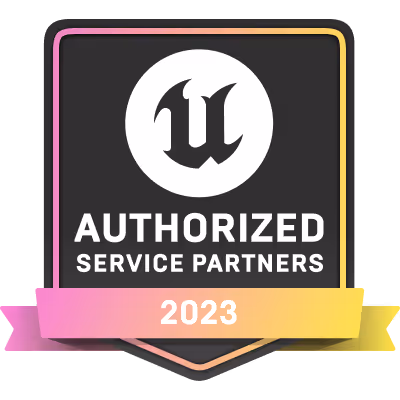 Unreal Authorized Service Partner Badge