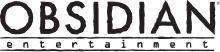 Obsidian Entertainment text logo icon