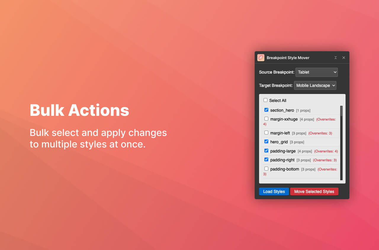 Breakpoint Style Mover - Screenshot 4