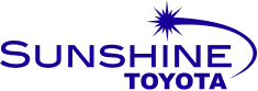 Sunshine Toyota logo in blue.