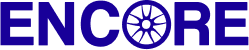 Encore logo in blue