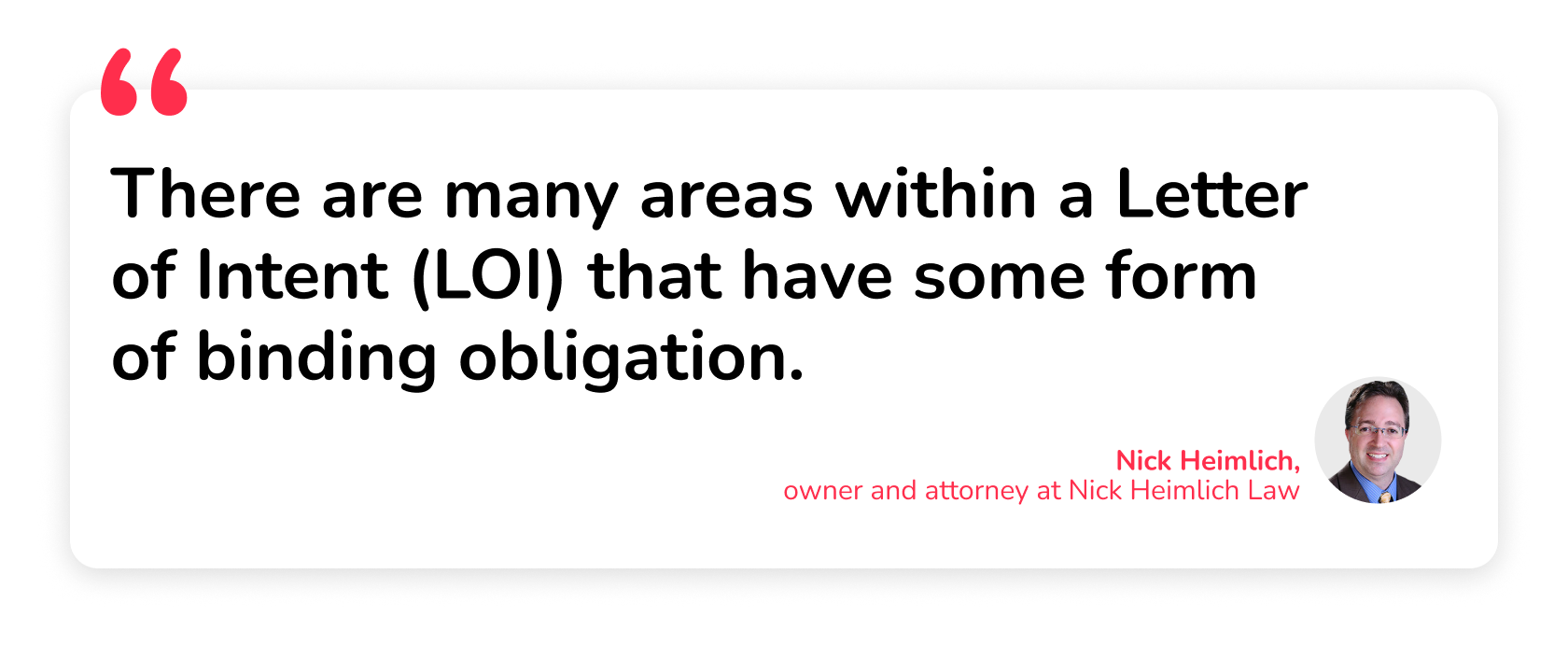 What is an loi in commercial real estate