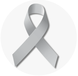 A grey ribbon on a white backgroundAI-generated content may be incorrect.