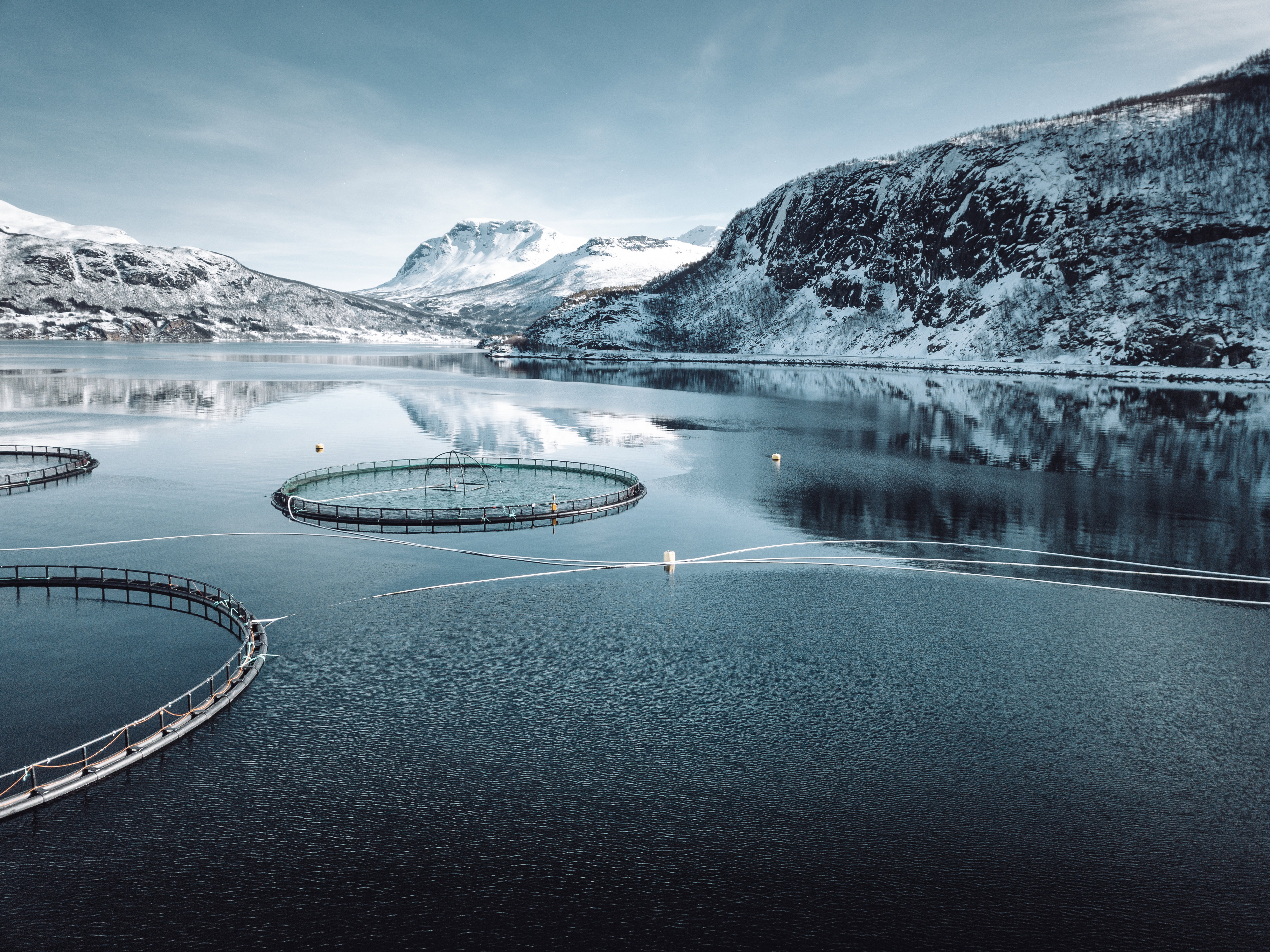 Fish farm in Norway