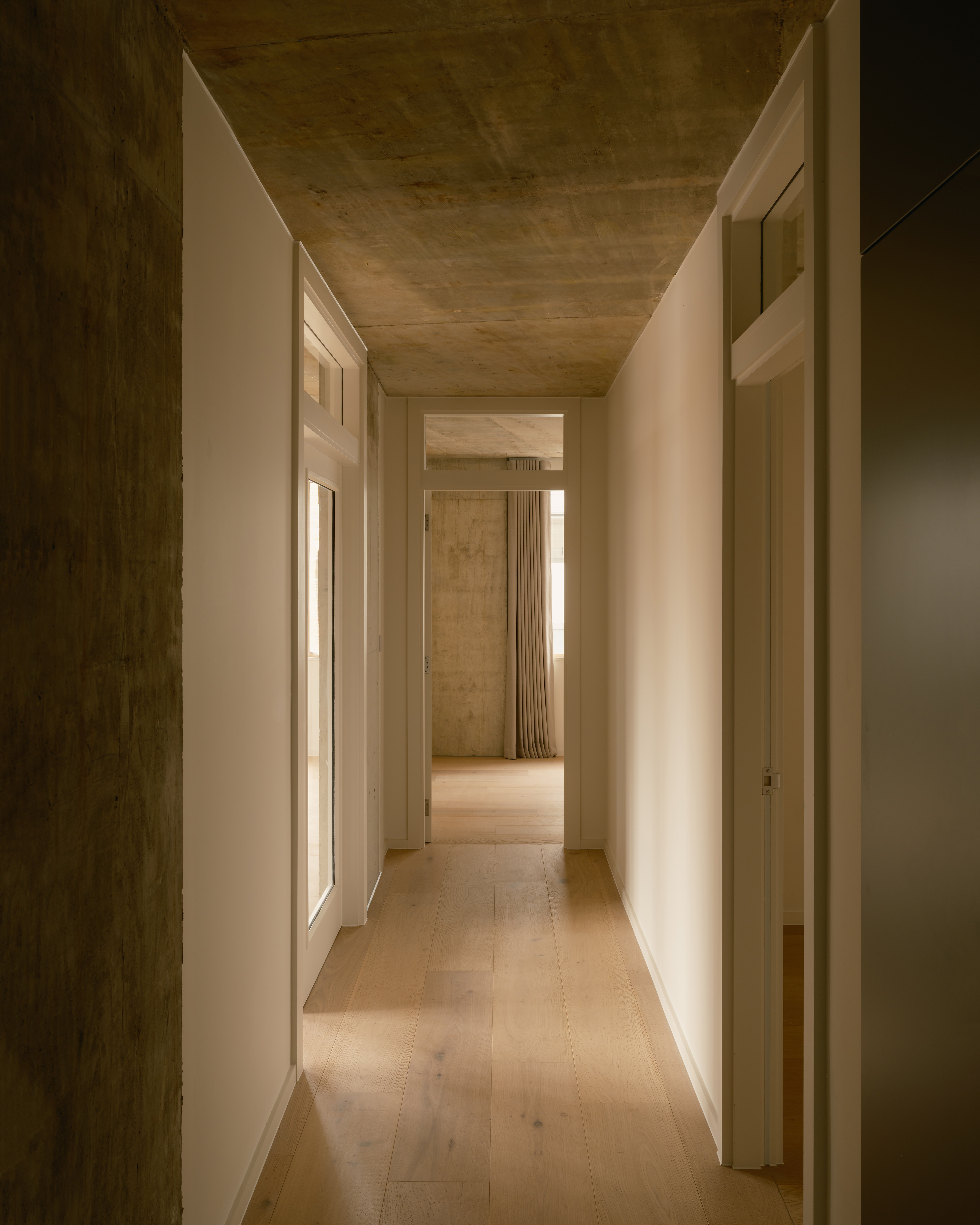 Hackney, architect residential self-build, London - courtyard