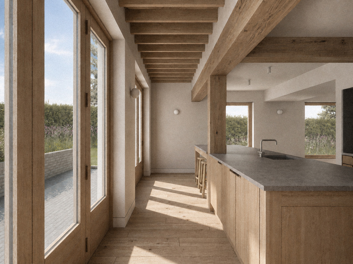 Lewisham, architect residential extension, London - model