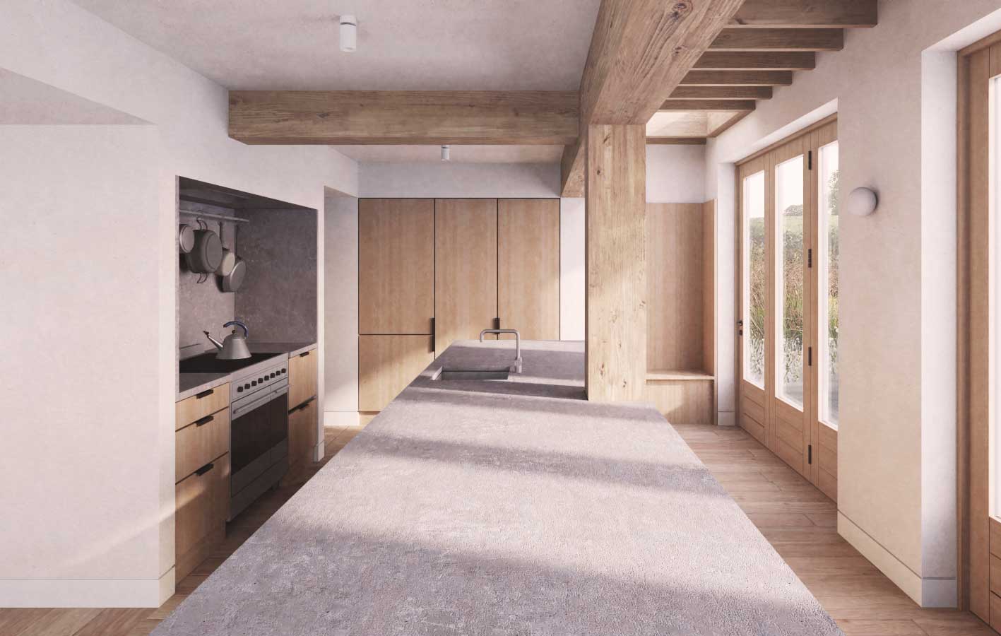Lewisham, architect residential extension, London - model