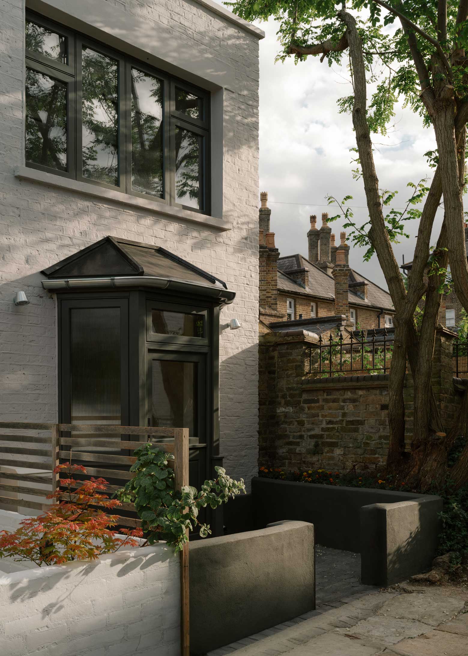 Hackney, architect residential self-build, London - living room
