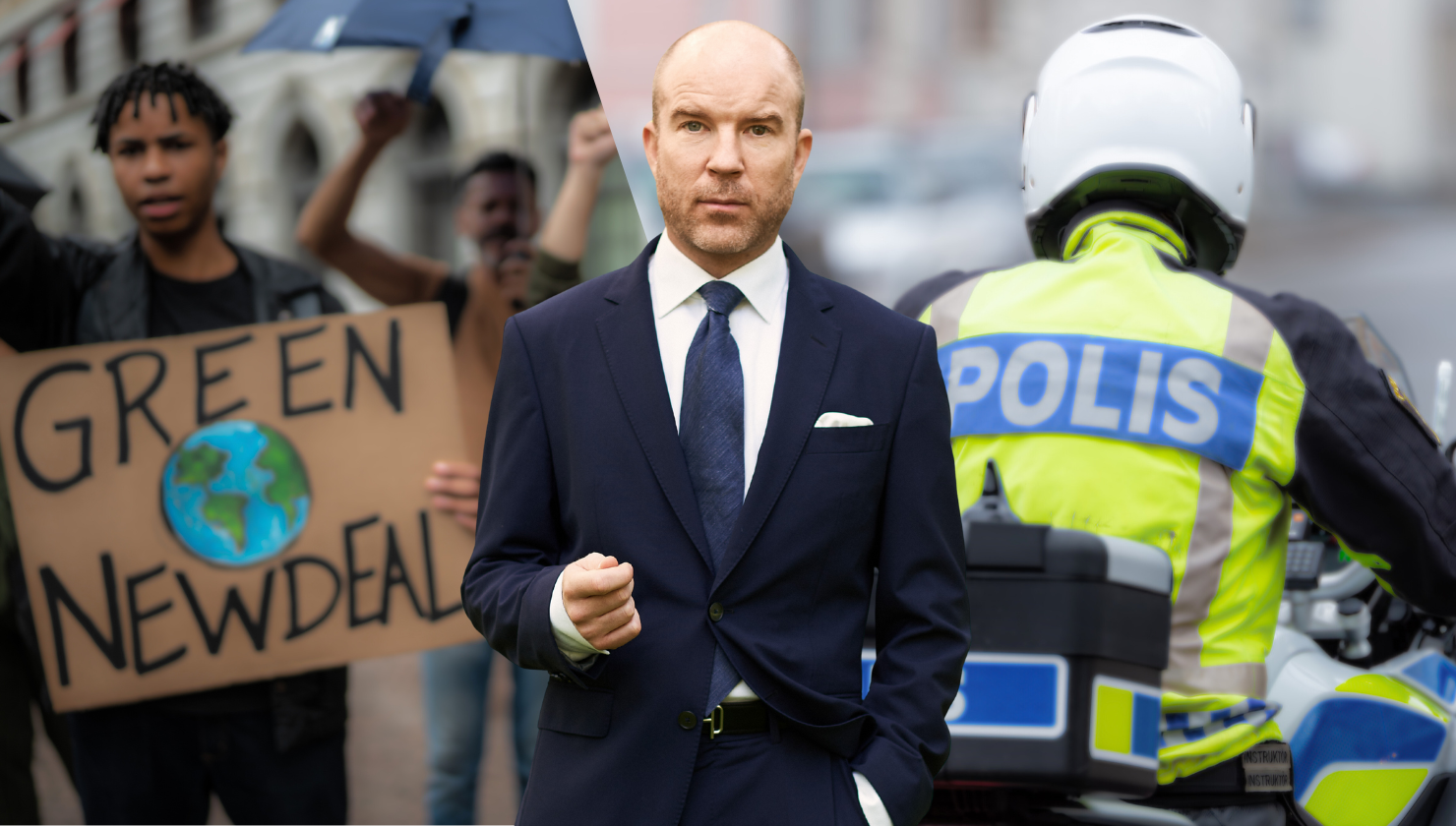 Advokat Linus Gardell om demonstrationsrätten och tillståndsplikten