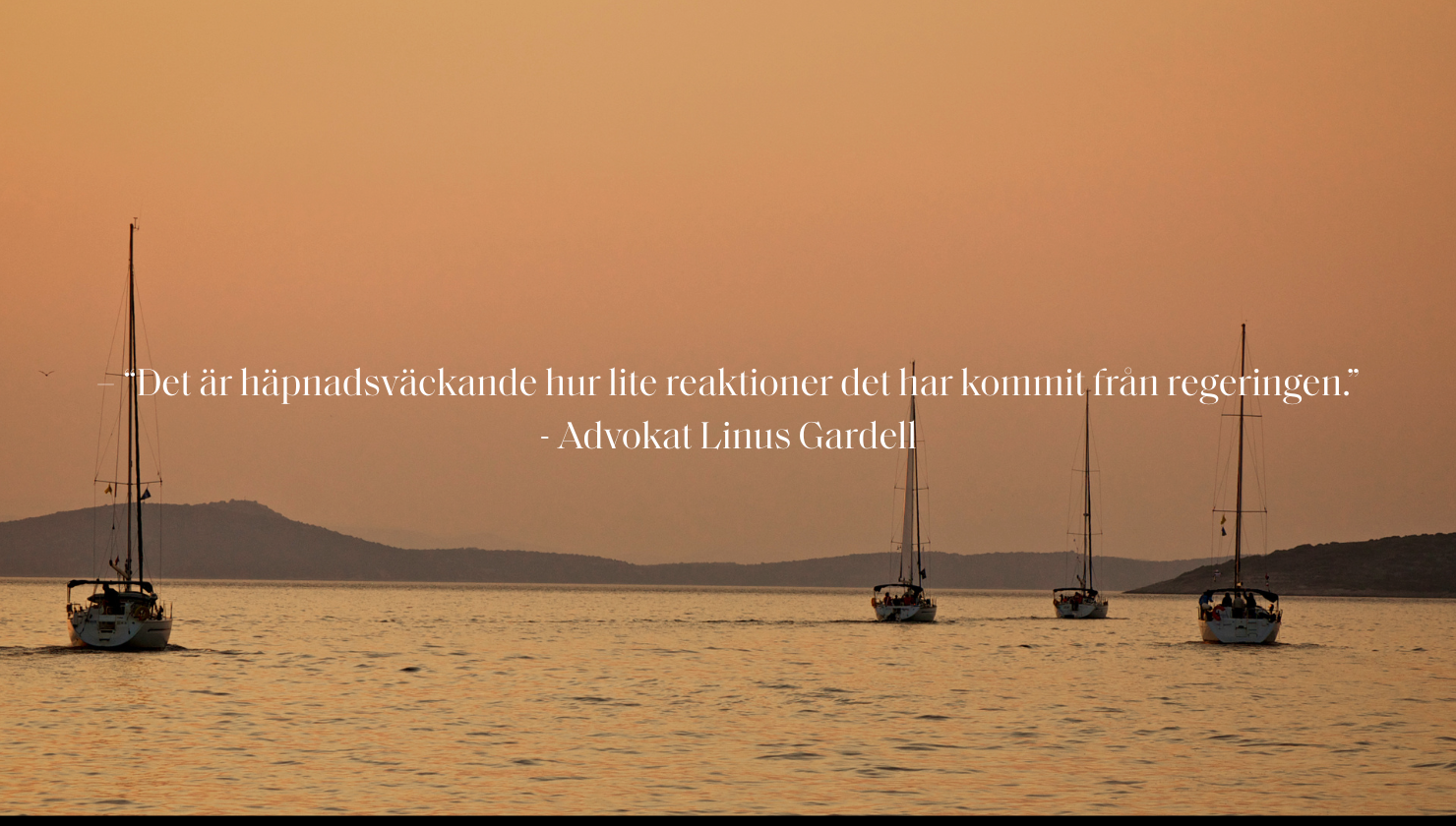 Advokat Linus Gardell i Aftonbladet om brotten mot svenska hjälparbetare