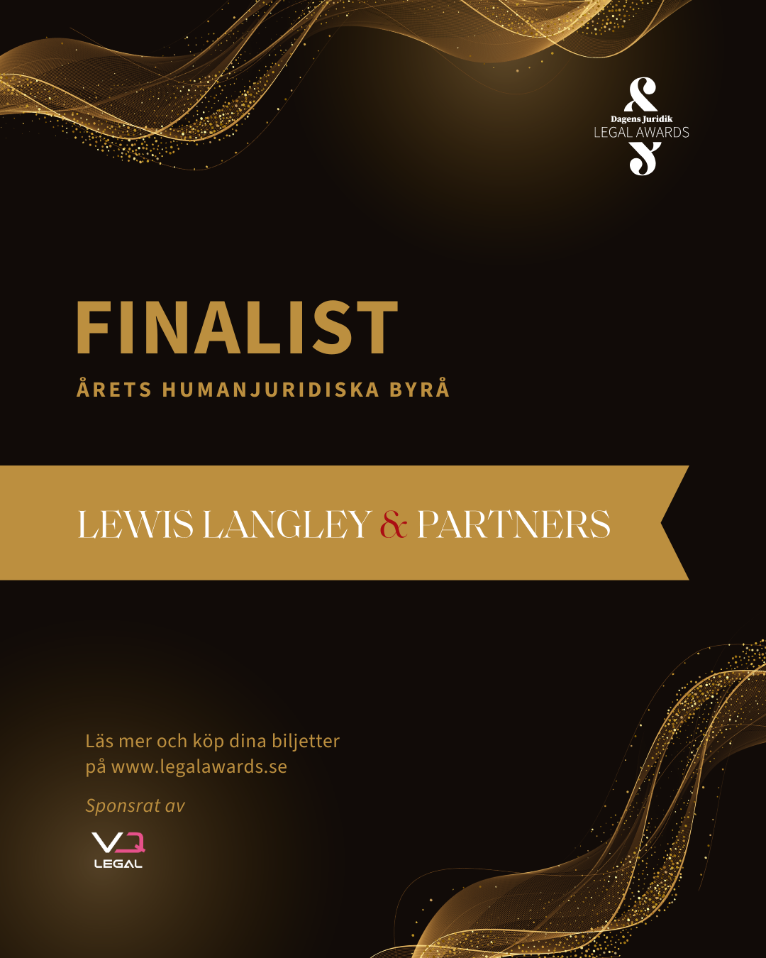 LL&P finalist till Årets humanjuridiska byrå