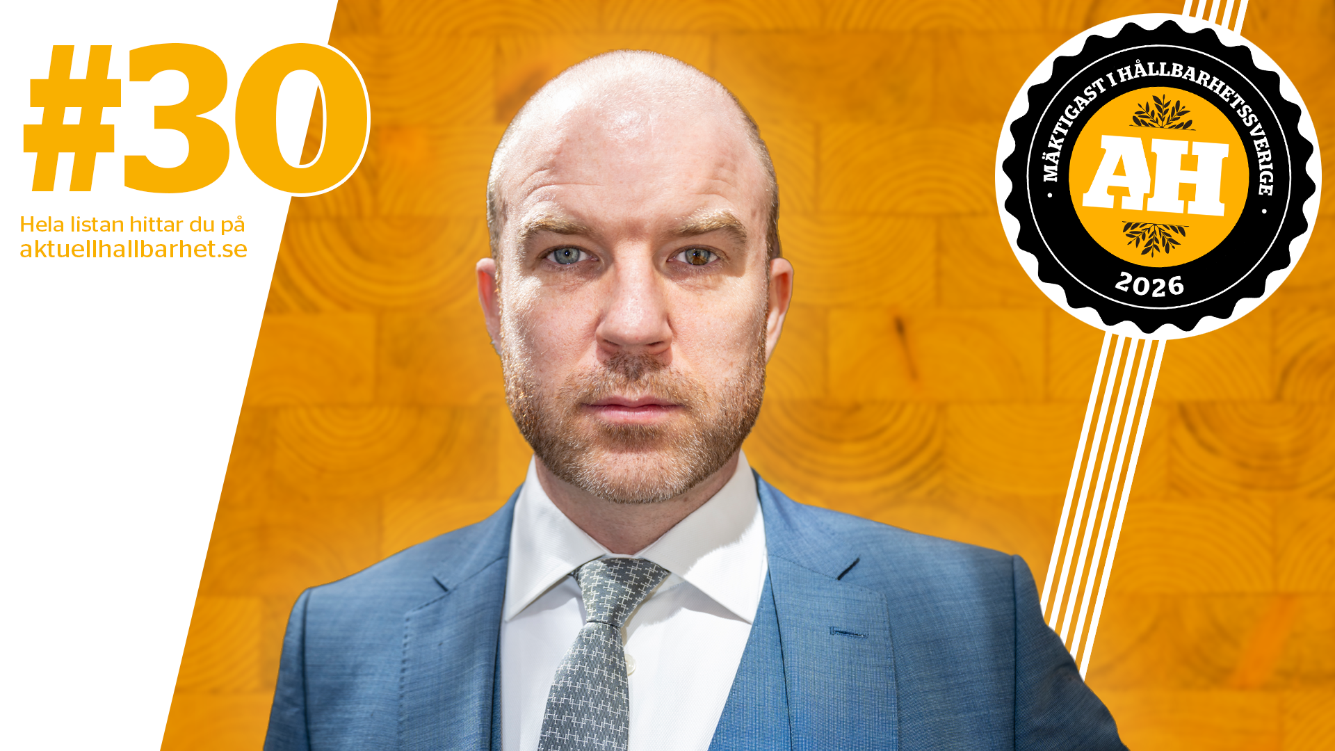 Advokat Linus Gardell rankas bland Sveriges mäktigaste inom hållbarhet 2026