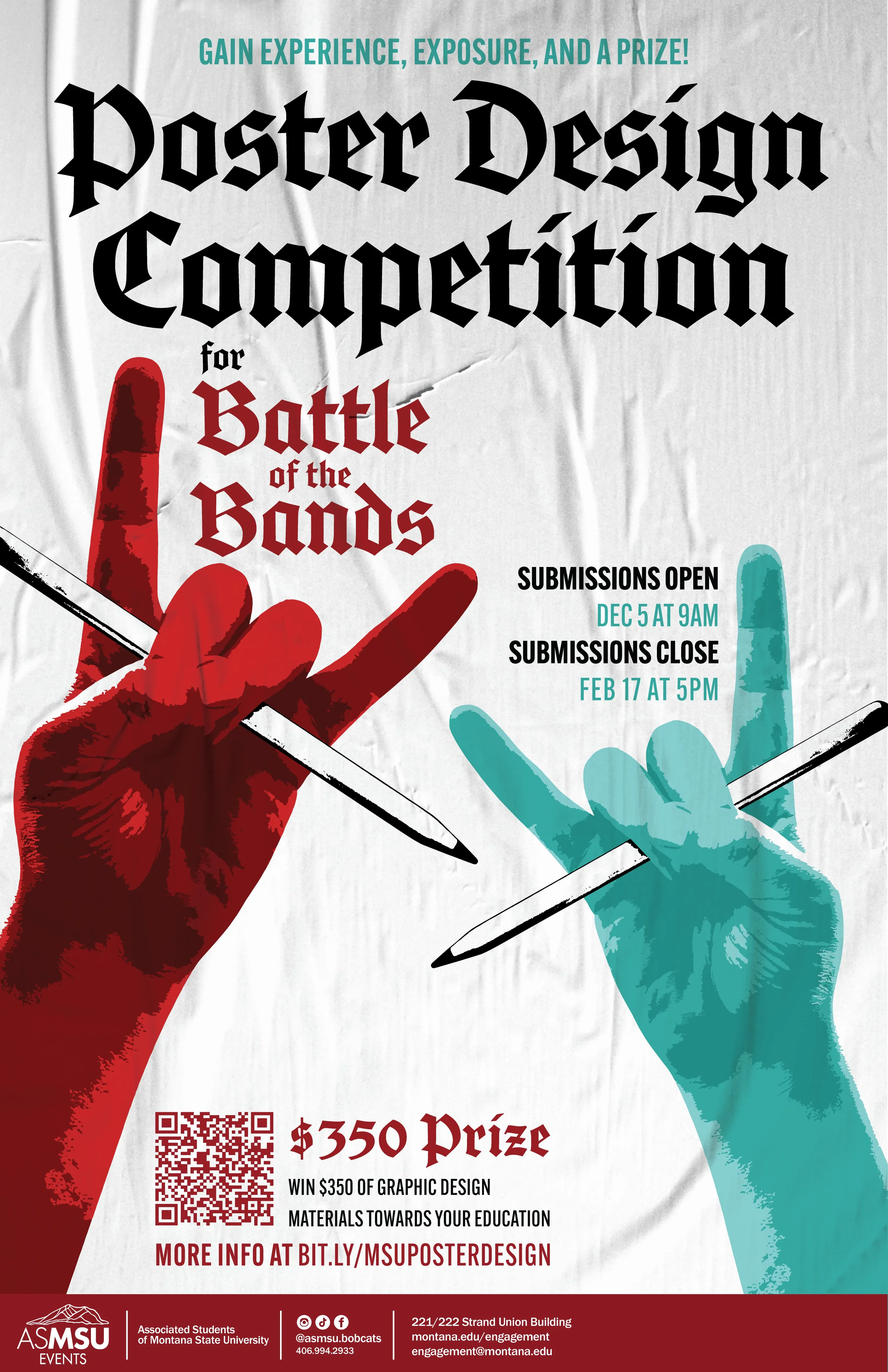 battle of the bands poster design competition