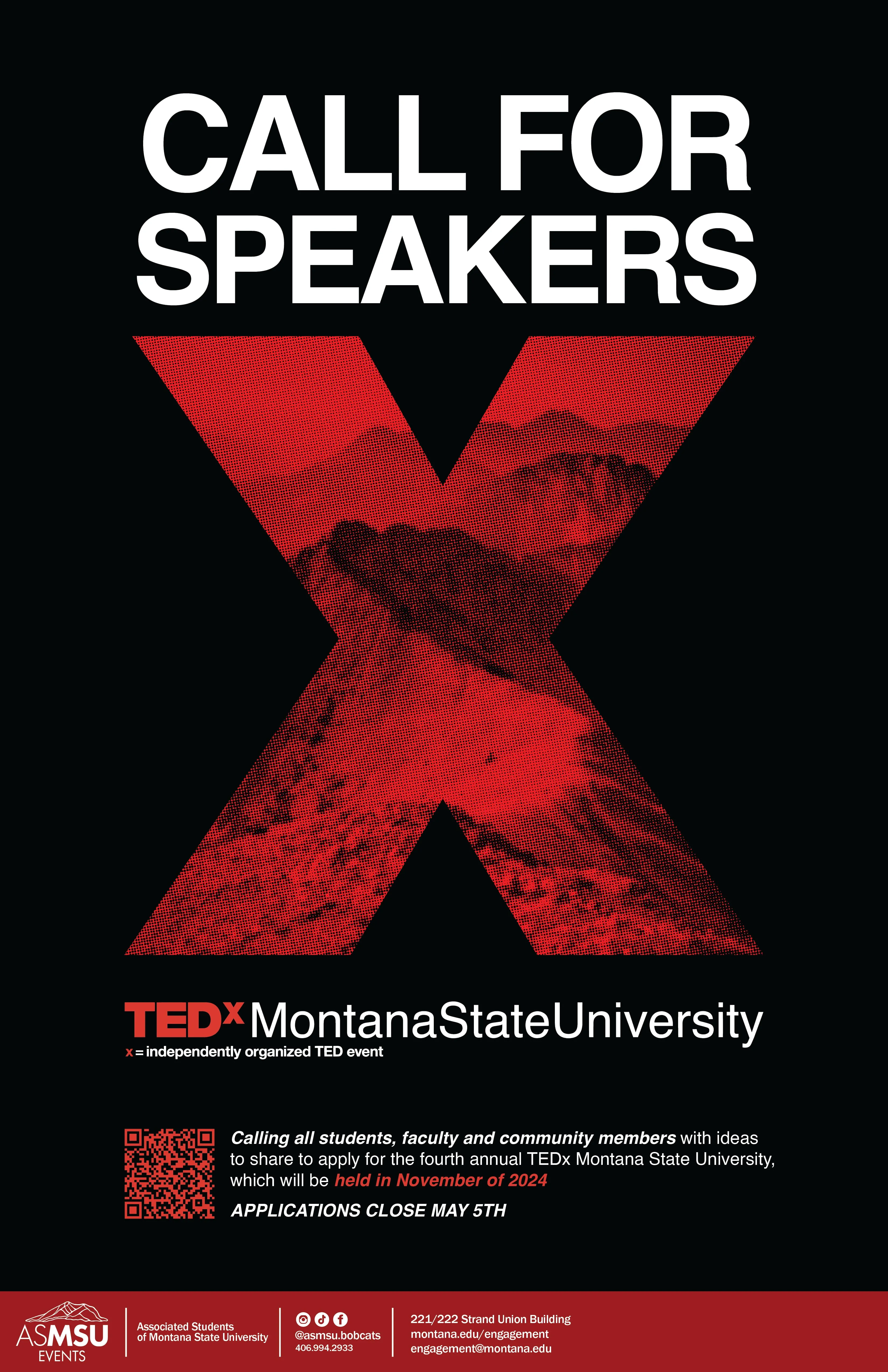 call for speakers Tedx poster