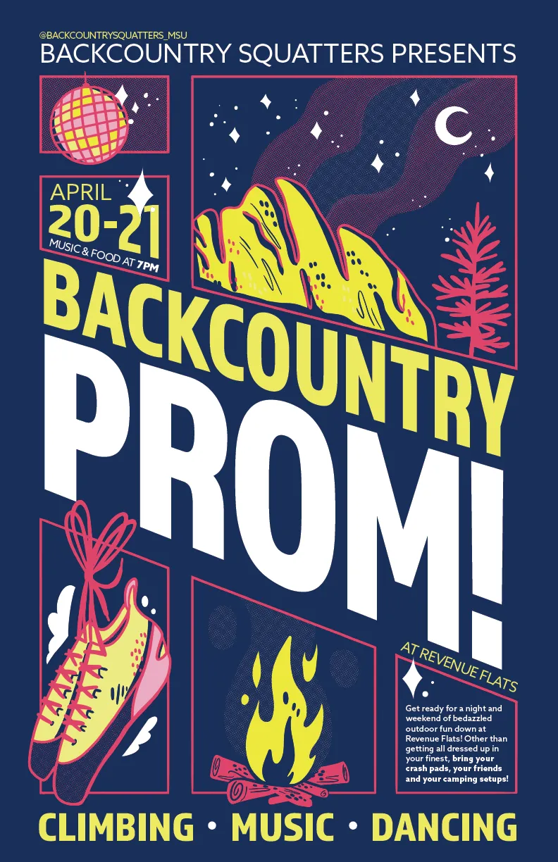 backcountry prom poster