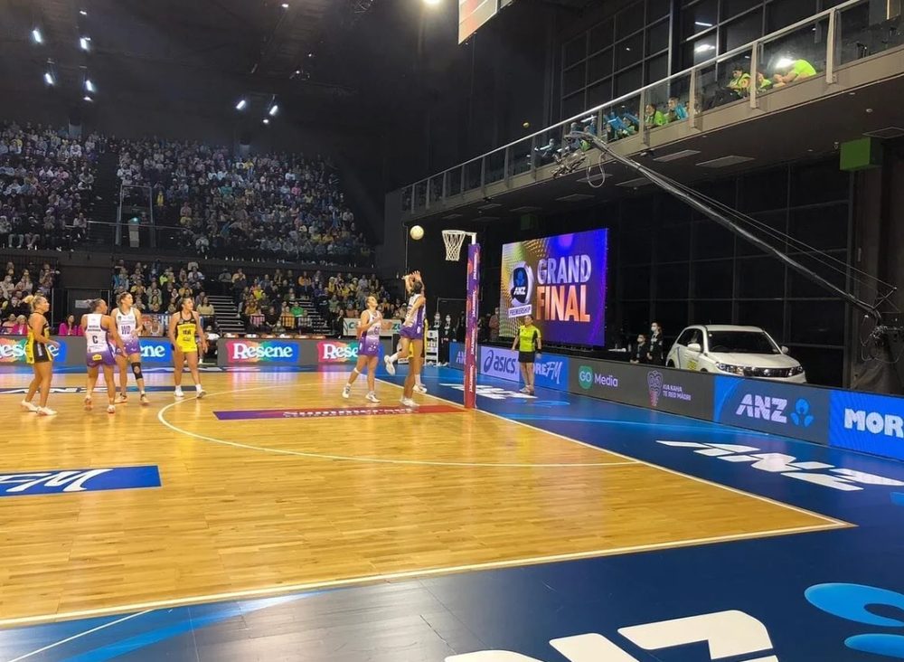 ANZ Premiership Grand Final with MonstaVision LED courtside signage