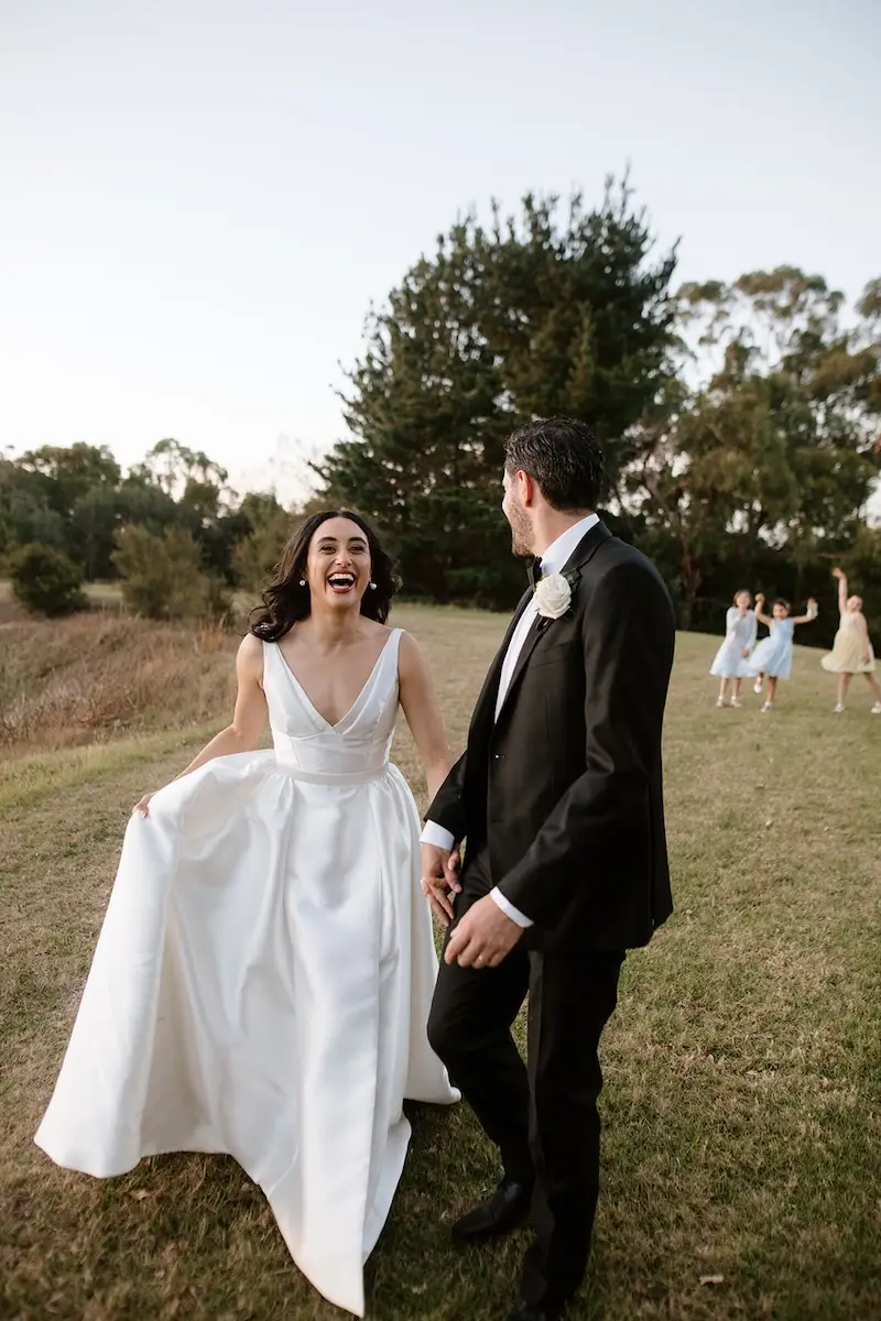 Bride getting ready on her wedding day
