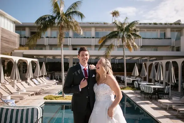 Emotional first dance at a Mornington Peninsula wedding venue