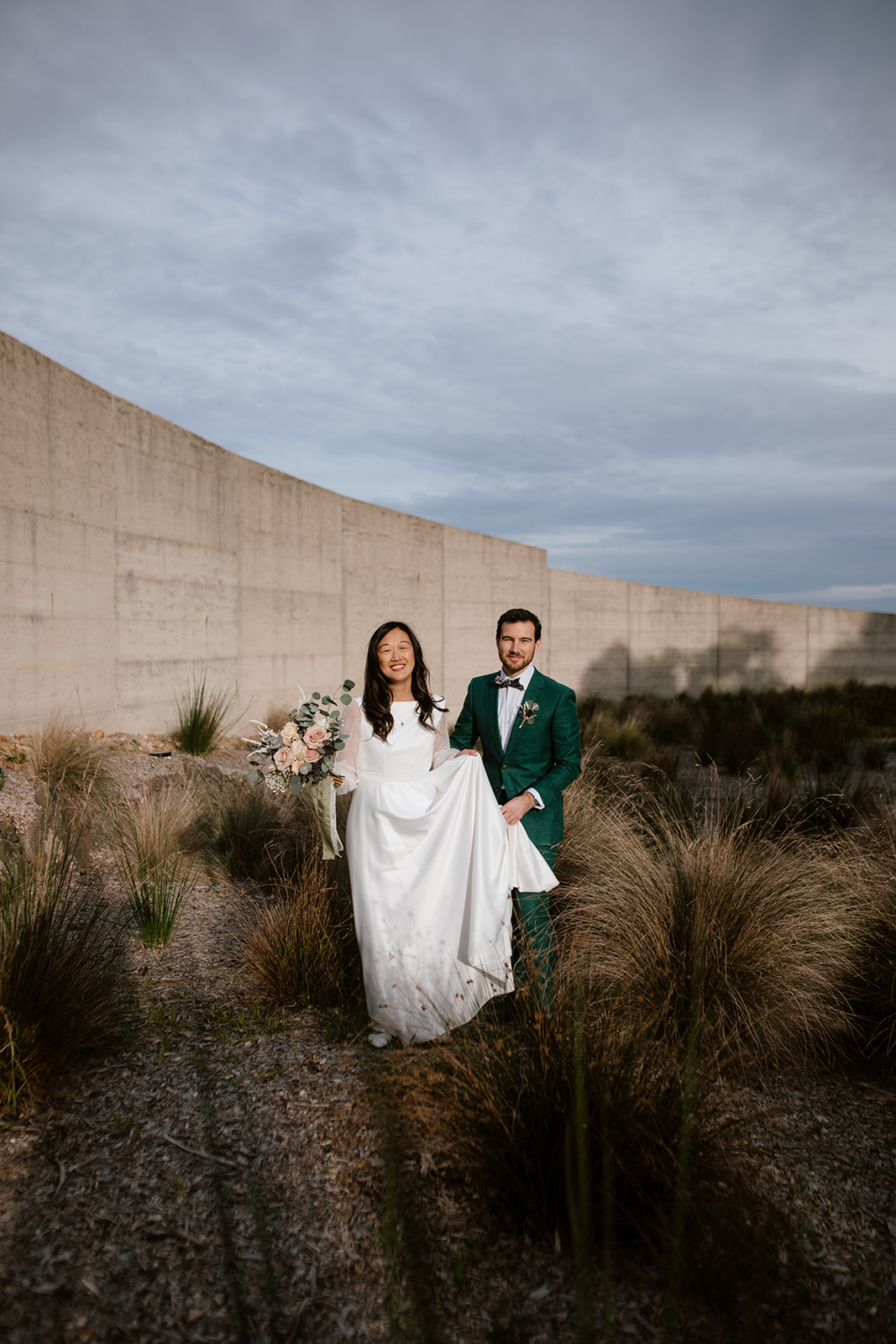Cate & Nathan's Intimate Winter Wedding at Port Phillip Estate