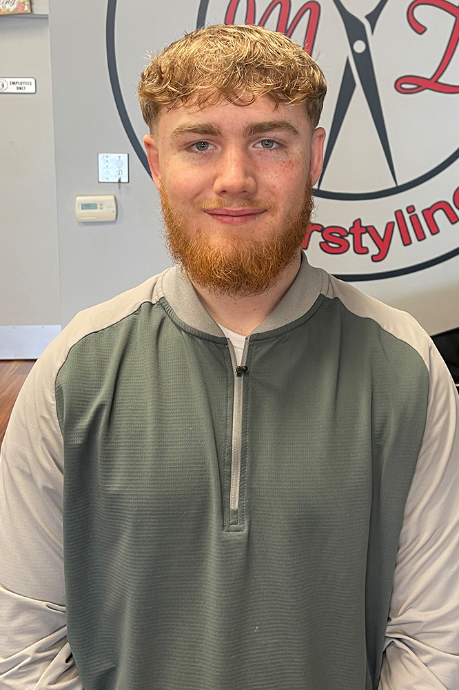 Hello! My Name is William Feeks, I have lived in Medina my entire 18 years and haircutting has been a passion of mine for 2 years. I grew up playing basketball my whole life, and that was my passion since I can remember. My Favorite part about basketball was that the hours I spent putting in work trying to perfect my craft would reflect in my game. Seeing all my work come together was a work of art to me. My route to Haircutting wasn't traditional, I was Gifted my first pair of hand me down clippers from Dom, and started giving haircuts in my basement. I always looked at haircutting like basketball, the hours of work I put in critiquing my work, adding new techniques and skills to my craft, then translating it to my haircuts is a work of art to me. I am always looking to add more services to my repertoire. I am excited to share my passion with you, seeking to make every client's experience feel like a work of Art!