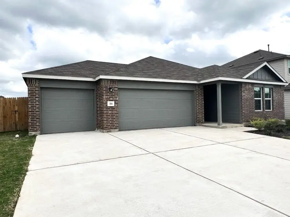 Exterior view of 184 Otter Rd single-family home in Kyle, Texas