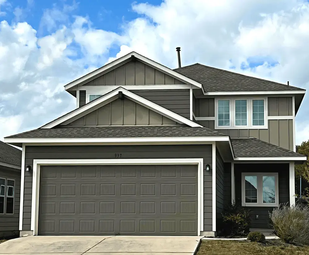 Exterior view of 937 Stampede single-family home in San Marcos, Texas